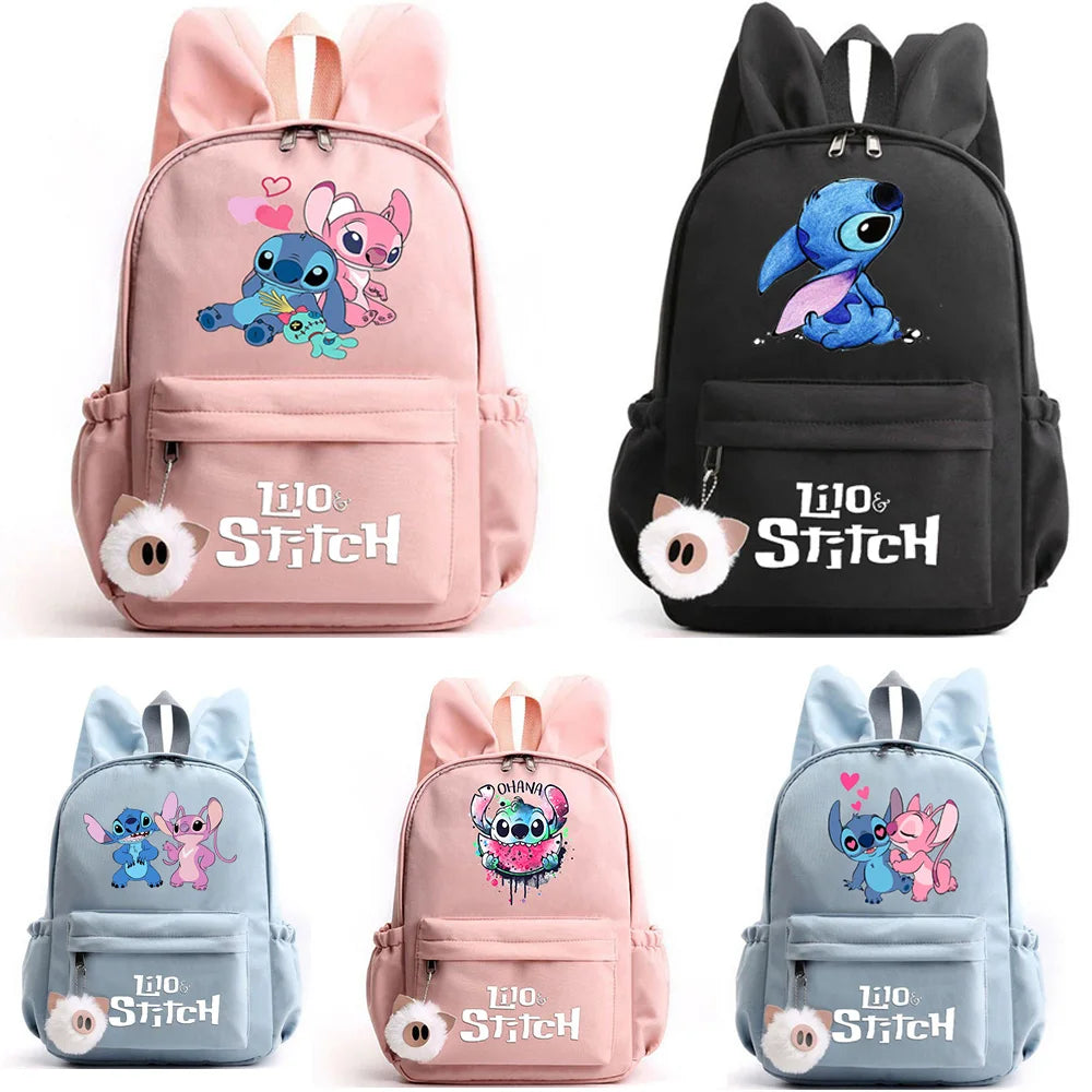 Zaino Disney Lilo &amp; Stitch con Orecchie - Perfetto per Ragazze, Ragazzi, Adolescenti